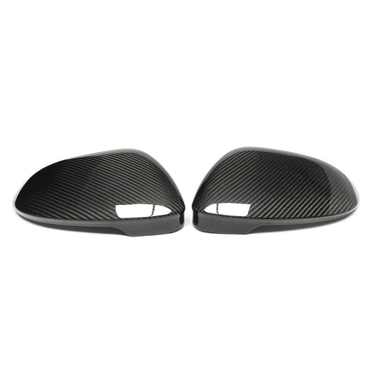 VW GOLF MK8 CARBON FIBRE MIRRORS - WITHOUT LANE ASSIST-Mirrors-CT CARBON-CT Carbon - High-quality carbon fiber and gloss black aerodynamic parts for premium sports and luxury vehicles.
