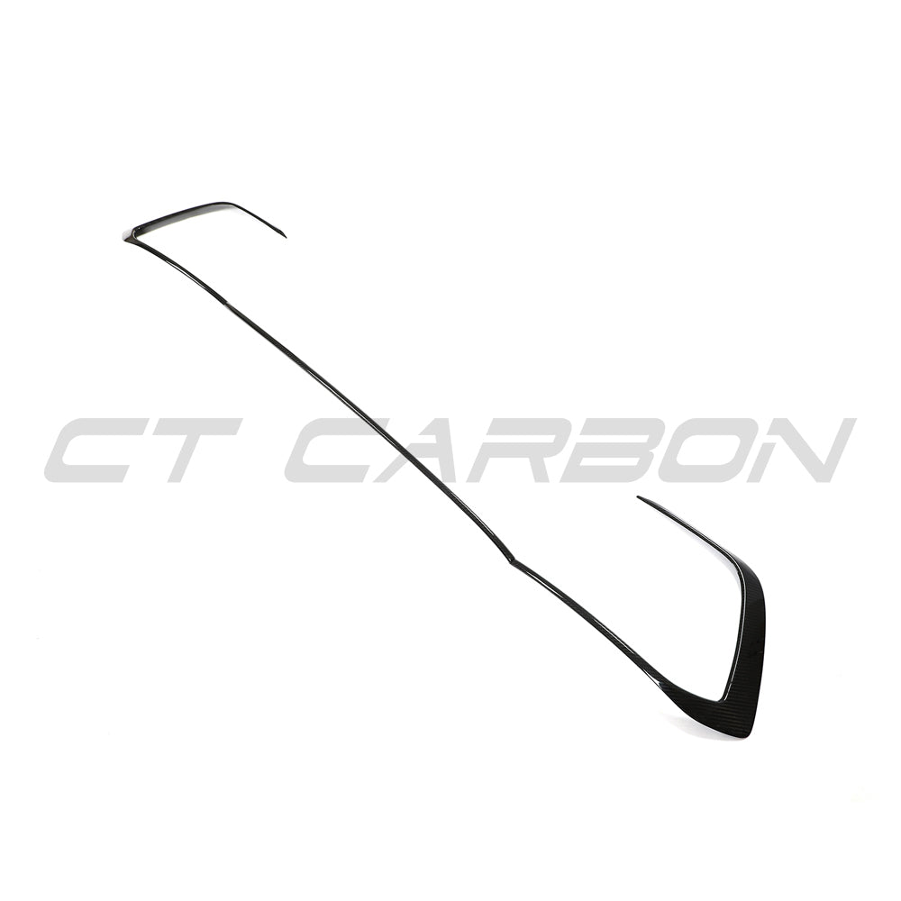 VW GOLF MK8 GTI CARBON FIBRE FRONT TRIM-Accessories-CT CARBON-CT Carbon - High-quality carbon fiber and gloss black aerodynamic parts for premium sports and luxury vehicles.