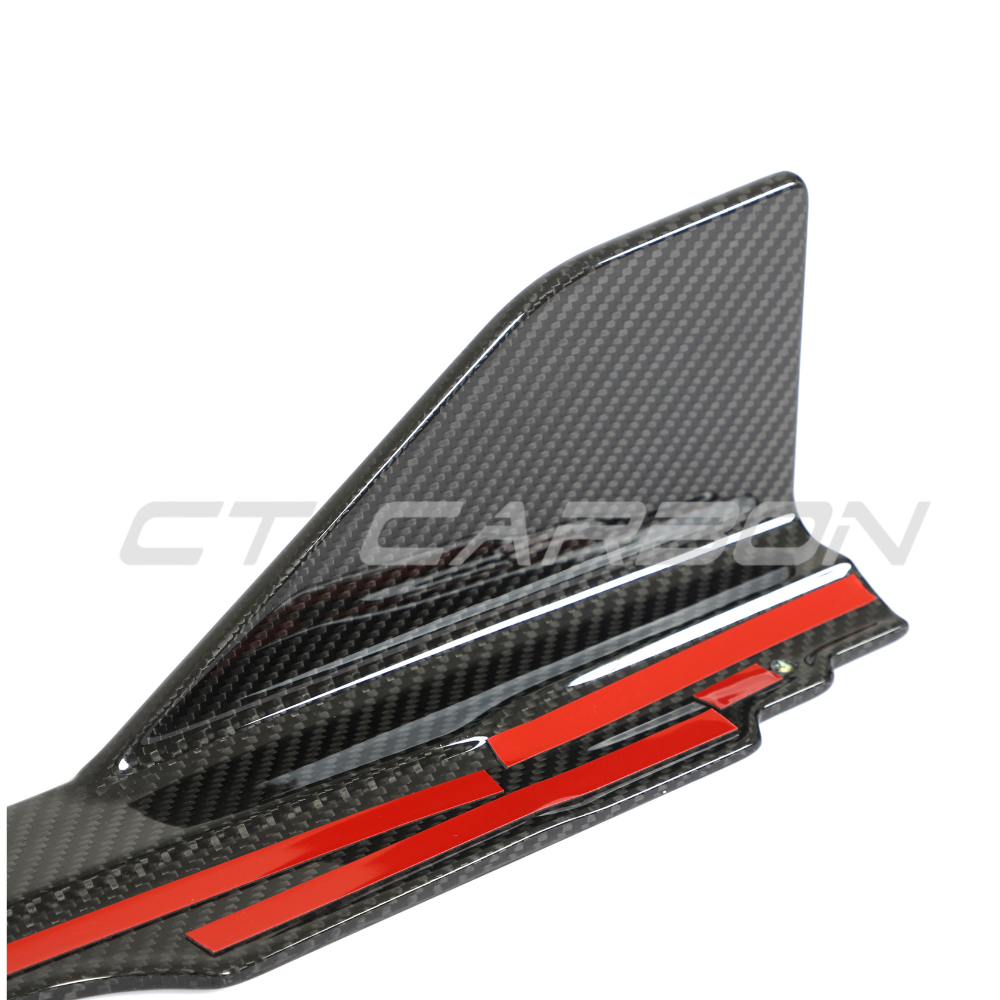 VW GOLF MK8 R CARBON FIBRE SIDE SKIRTS - CT DESIGN-Side Skirts-CT CARBON-CT Carbon - High-quality carbon fiber and gloss black aerodynamic parts for premium sports and luxury vehicles.