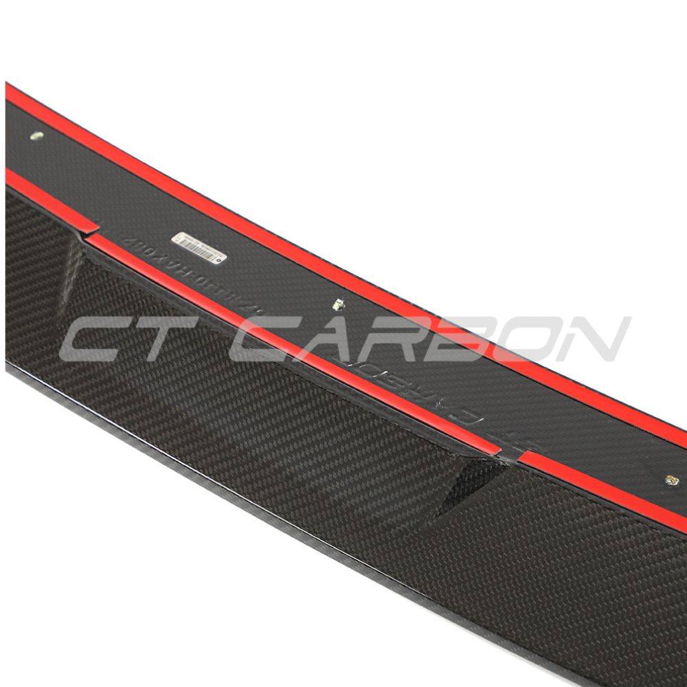 VW GOLF MK8 R CARBON FIBRE SPLITTER - CT DESIGN-Splitter-CT CARBON-CT Carbon - High-quality carbon fiber and gloss black aerodynamic parts for premium sports and luxury vehicles.