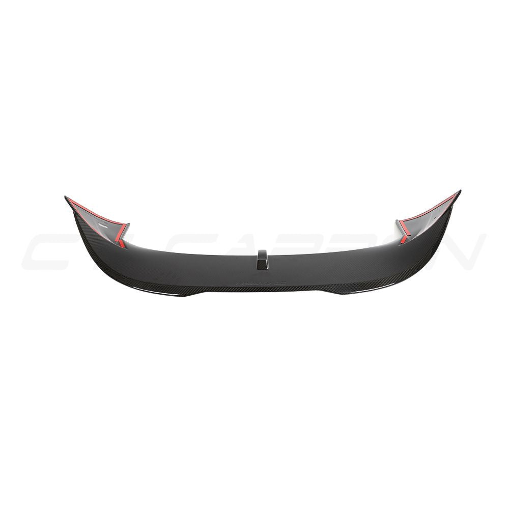 VW GOLF MK8 R CARBON FIBRE SPOILER - CT DESIGN-Spoiler-CT CARBON-CT Carbon - High-quality carbon fiber and gloss black aerodynamic parts for premium sports and luxury vehicles.