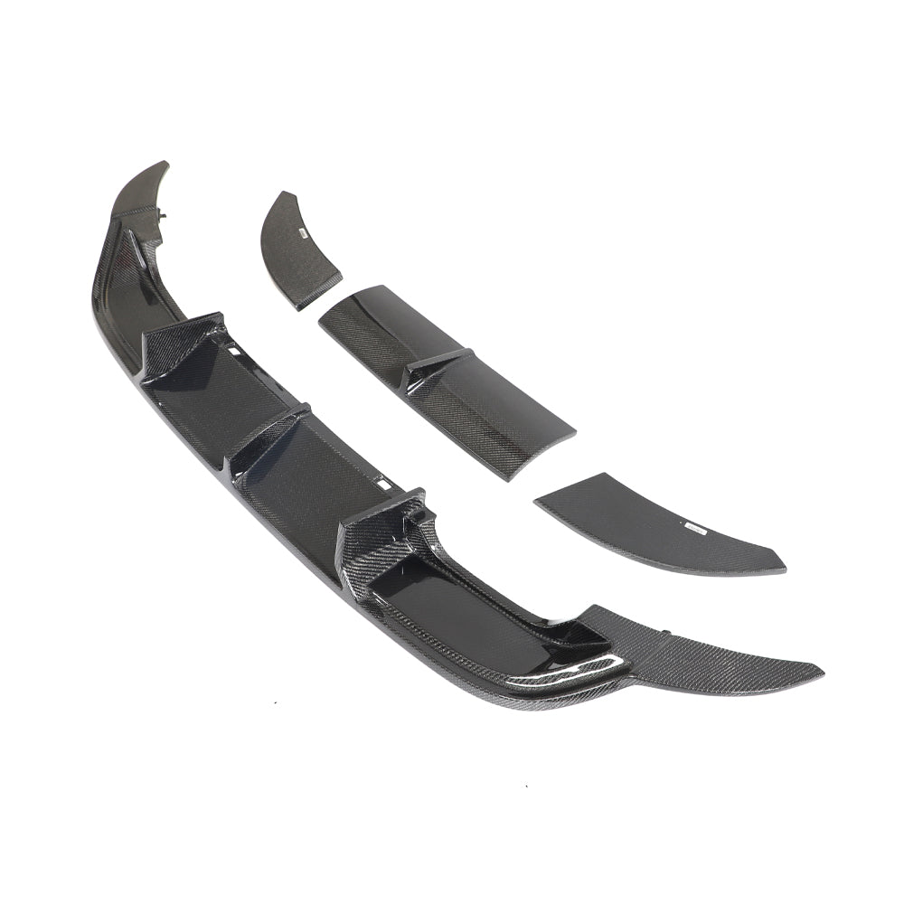 VW GOLF R MK7 2014-2017 CARBON FIBRE DIFFUSER-Diffuser-CT CARBON-CT Carbon - High-quality carbon fiber and gloss black aerodynamic parts for premium sports and luxury vehicles.