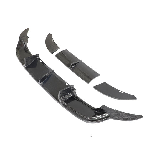 VW GOLF R MK7 2014-2017 CARBON FIBRE DIFFUSER-Diffuser-CT CARBON-CT Carbon - High-quality carbon fiber and gloss black aerodynamic parts for premium sports and luxury vehicles.