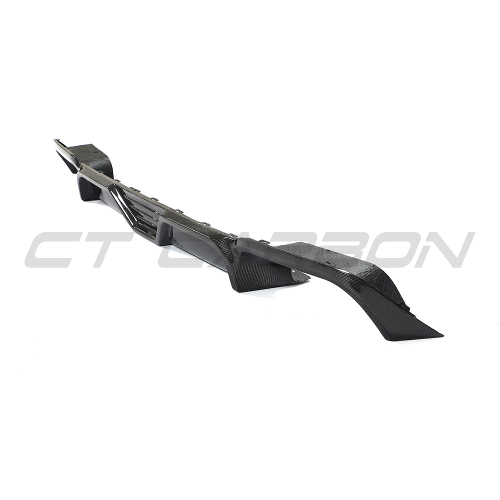 X3M F97 2018-2023 CARBON FIBRE DIFFUSER-Splitter-CT CARBON-CT Carbon - High-quality carbon fiber and gloss black aerodynamic parts for premium sports and luxury vehicles.