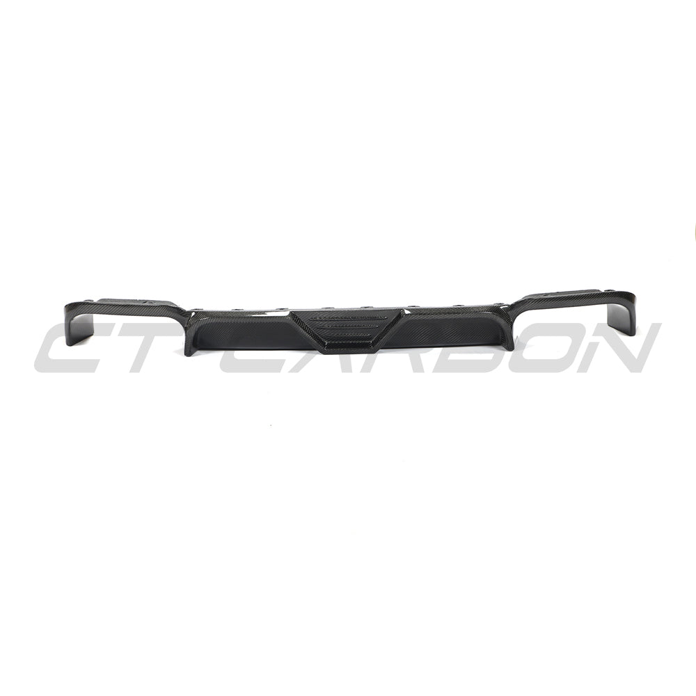 X3M F97 2018-2023 CARBON FIBRE DIFFUSER-Splitter-CT CARBON-CT Carbon - High-quality carbon fiber and gloss black aerodynamic parts for premium sports and luxury vehicles.