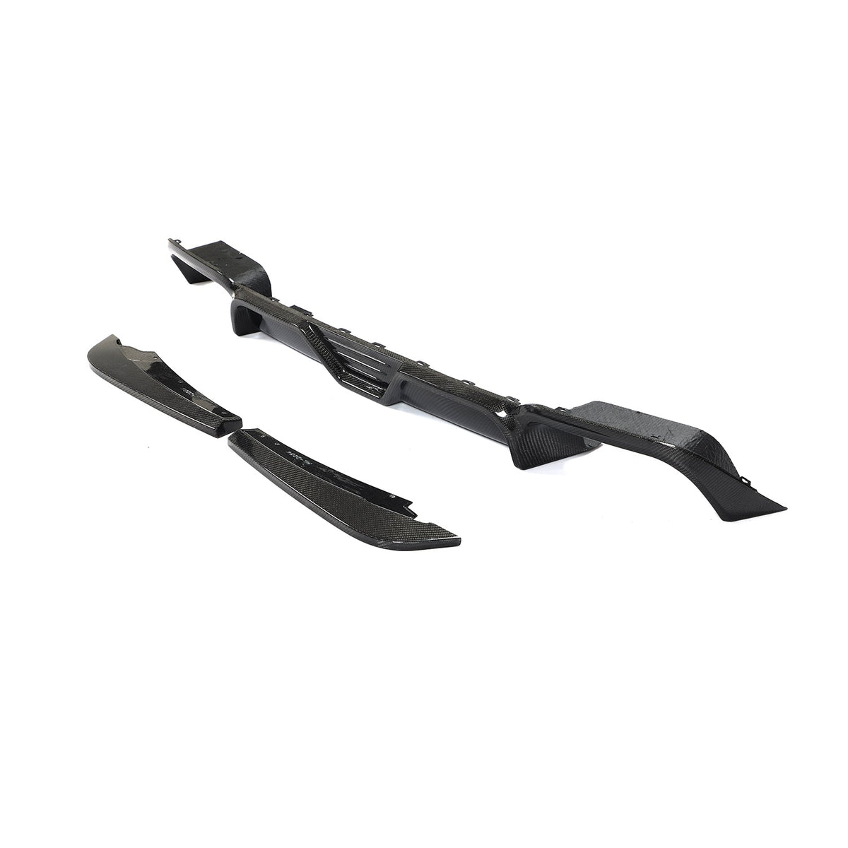 X3M F97 2018-2023 CARBON FIBRE DIFFUSER-Splitter-CT CARBON-CT Carbon - High-quality carbon fiber and gloss black aerodynamic parts for premium sports and luxury vehicles.