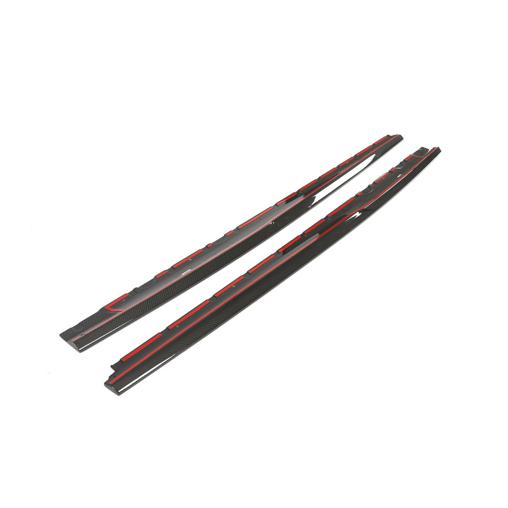 AUDI R8 V10 GEN 2.5 CARBON FIBRE SIDE SKIRTS - CT DESIGN