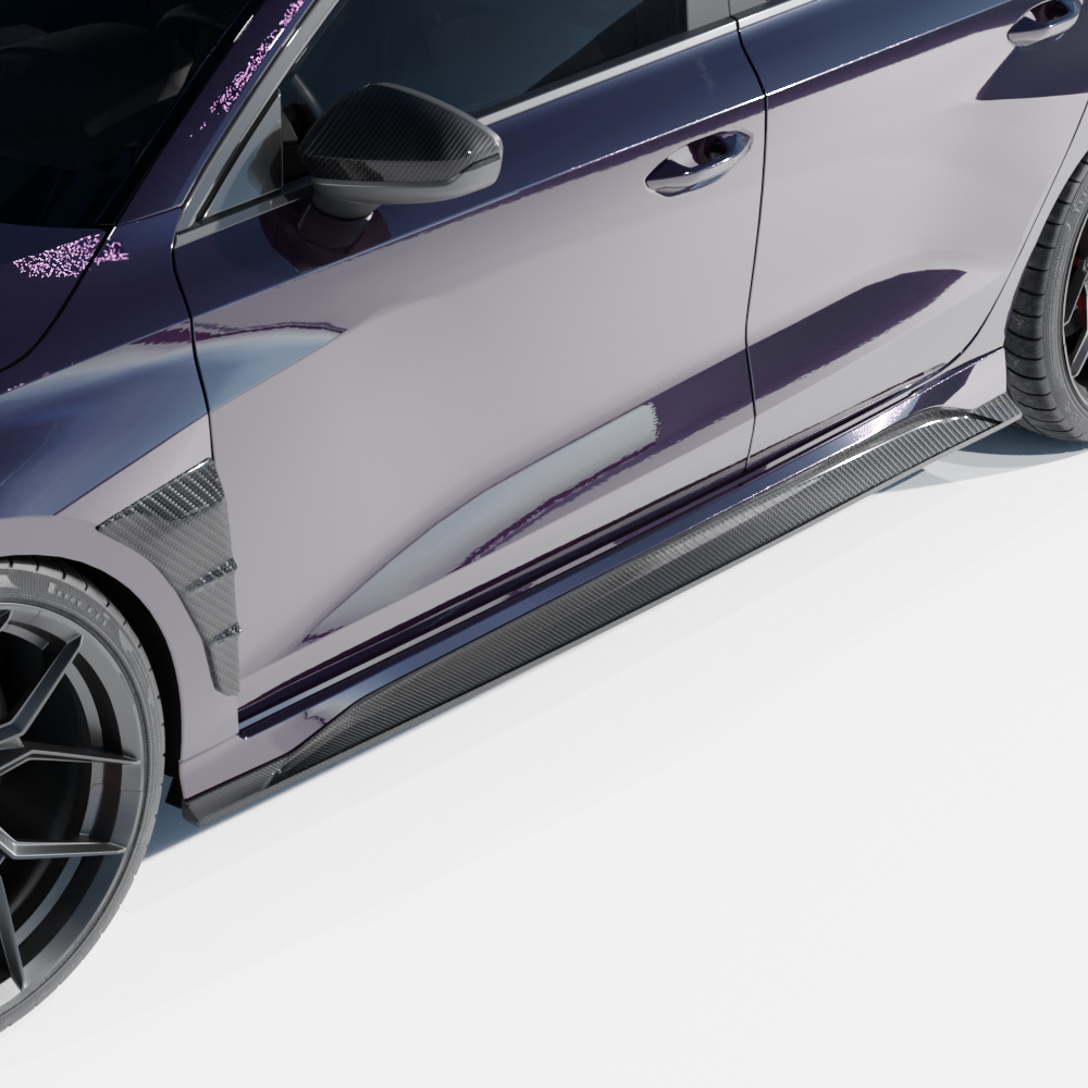 AUDI RS3 8Y 2025+ FACELIFT SALOON FULL CARBON FIBRE KIT - CT DESIGN V2