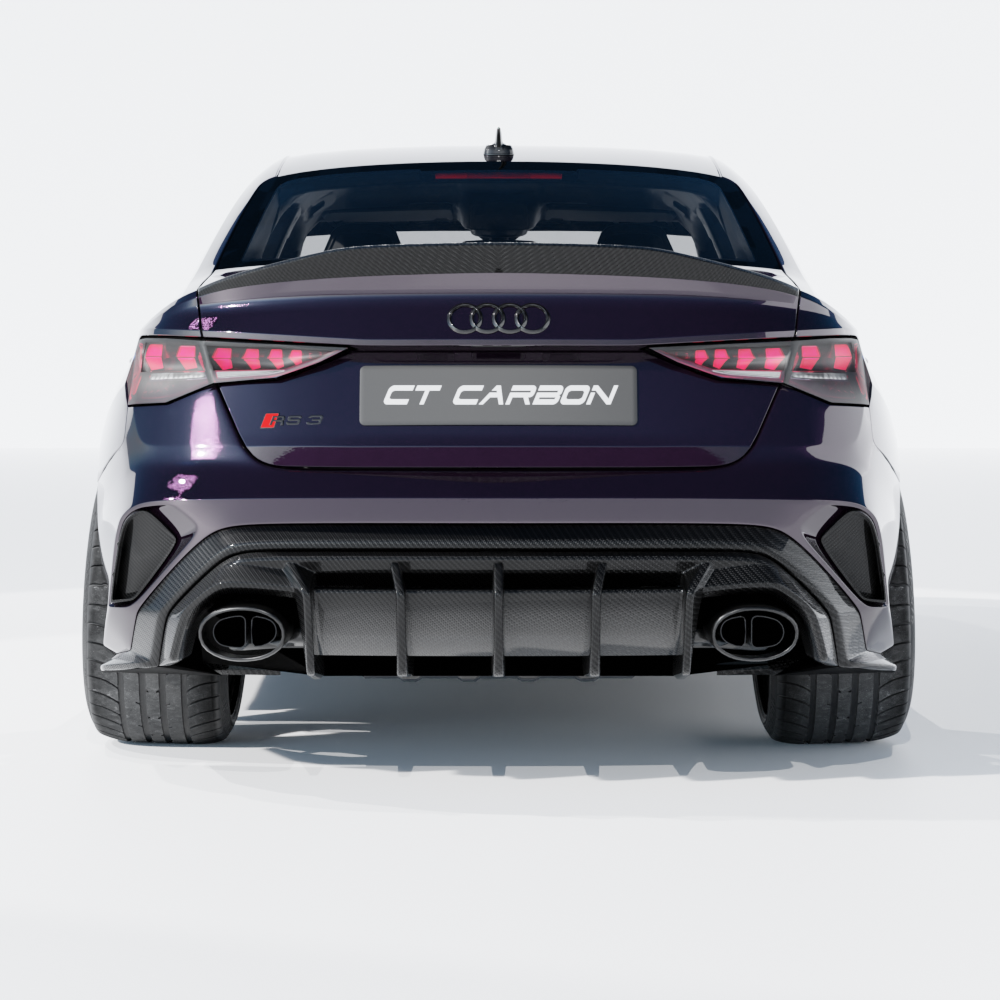 AUDI RS3 8Y 2025+ FACELIFT SALOON FULL CARBON FIBRE KIT - CT DESIGN V2
