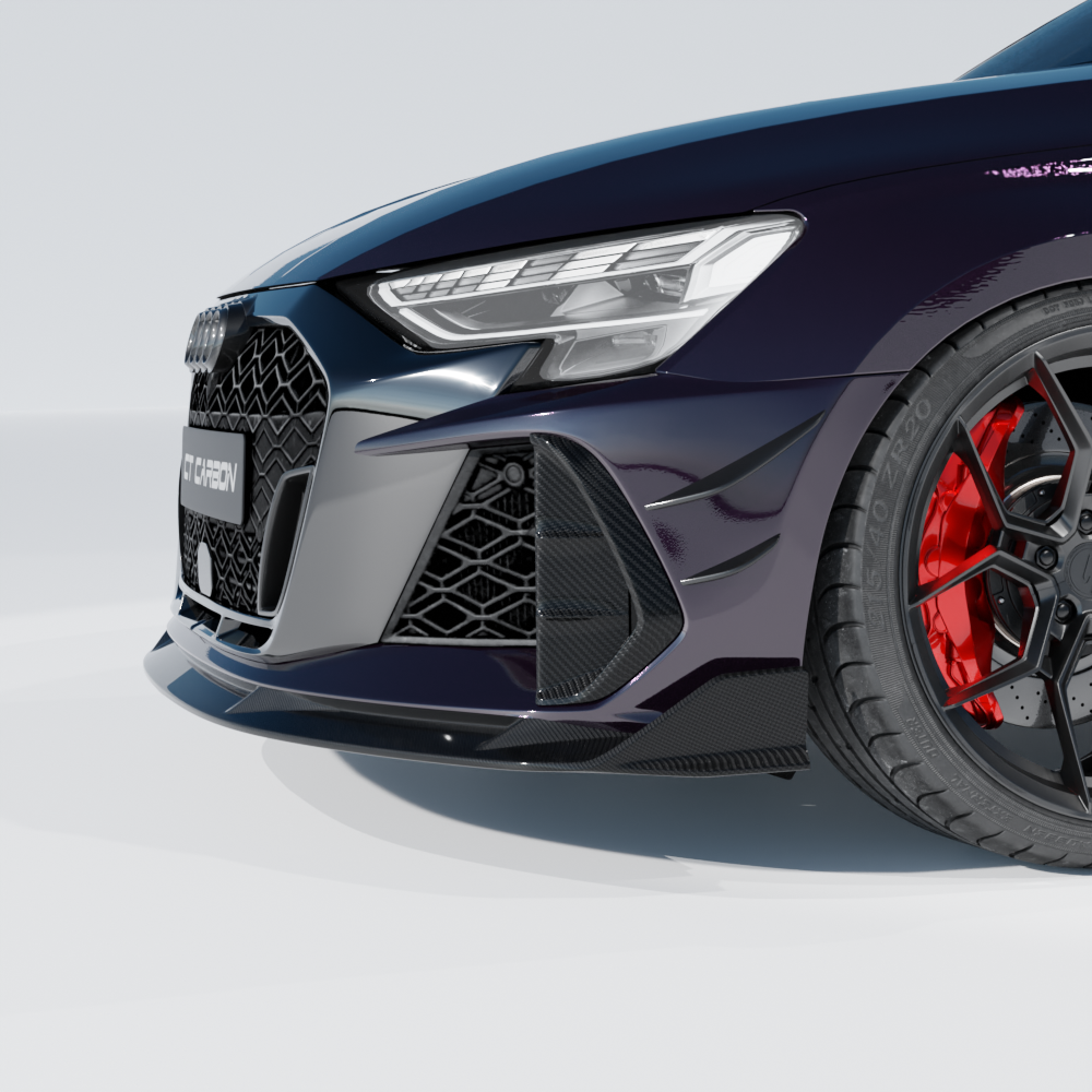 AUDI RS3 8Y 2025+ FACELIFT SALOON FULL CARBON FIBRE KIT - CT DESIGN V2