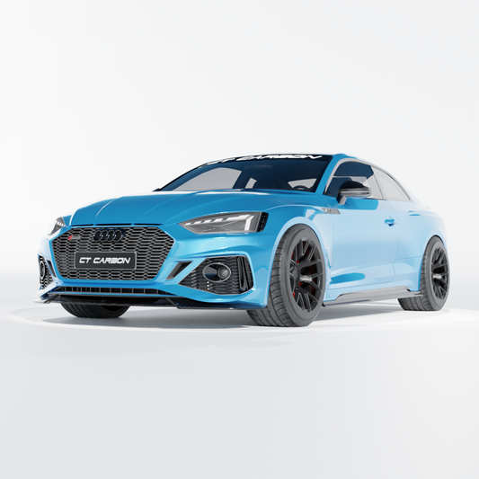 AUDI RS5 B9.5 COUPE 2020-2024 FULL CARBON FIBRE KIT - CT DESIGN-Kit-CT CARBON-CT Carbon - High-quality carbon fiber and gloss black aerodynamic parts for premium sports and luxury vehicles.