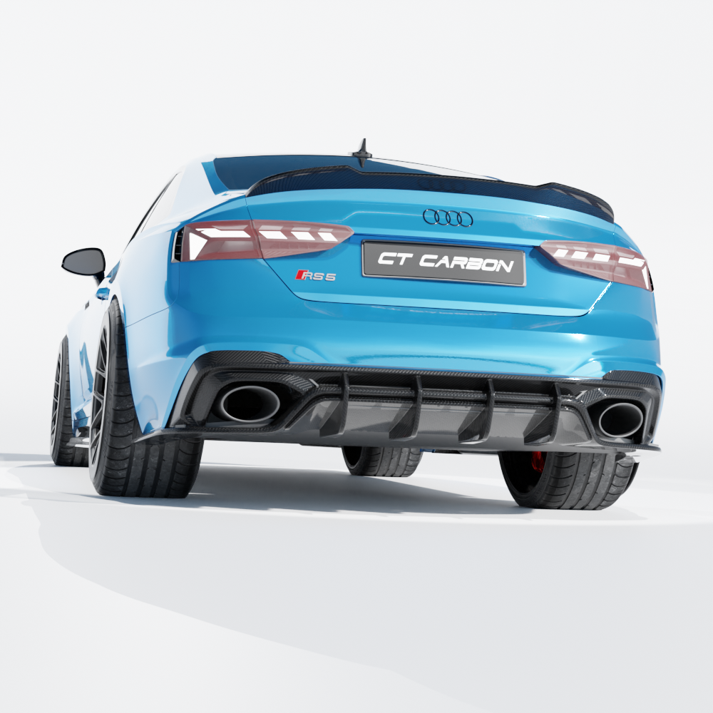 AUDI RS5 B9.5 COUPE 2020-2024 FULL CARBON FIBRE KIT - CT DESIGN-Kit-CT CARBON-CT Carbon - High-quality carbon fiber and gloss black aerodynamic parts for premium sports and luxury vehicles.