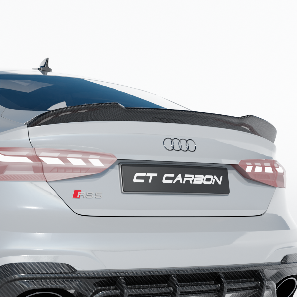 AUDI RS5 B9.5 SPORTBACK 2020-2024 FULL CARBON FIBRE KIT - CT DESIGN-Kit-CT CARBON-CT Carbon - High-quality carbon fiber and gloss black aerodynamic parts for premium sports and luxury vehicles.