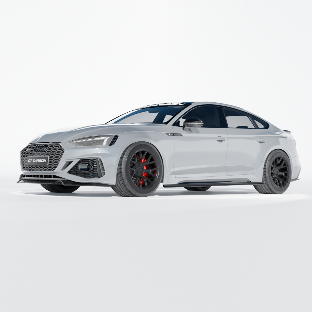 AUDI RS5 B9.5 SPORTBACK 2020-2024 FULL CARBON FIBRE KIT - CT DESIGN-Kit-CT CARBON-CT Carbon - High-quality carbon fiber and gloss black aerodynamic parts for premium sports and luxury vehicles.
