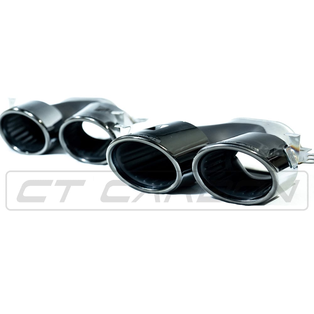 BLAK BY CT Diffuser MERCEDES A-CLASS W177 GLOSS BLACK QUAD TIP DIFFUSER
