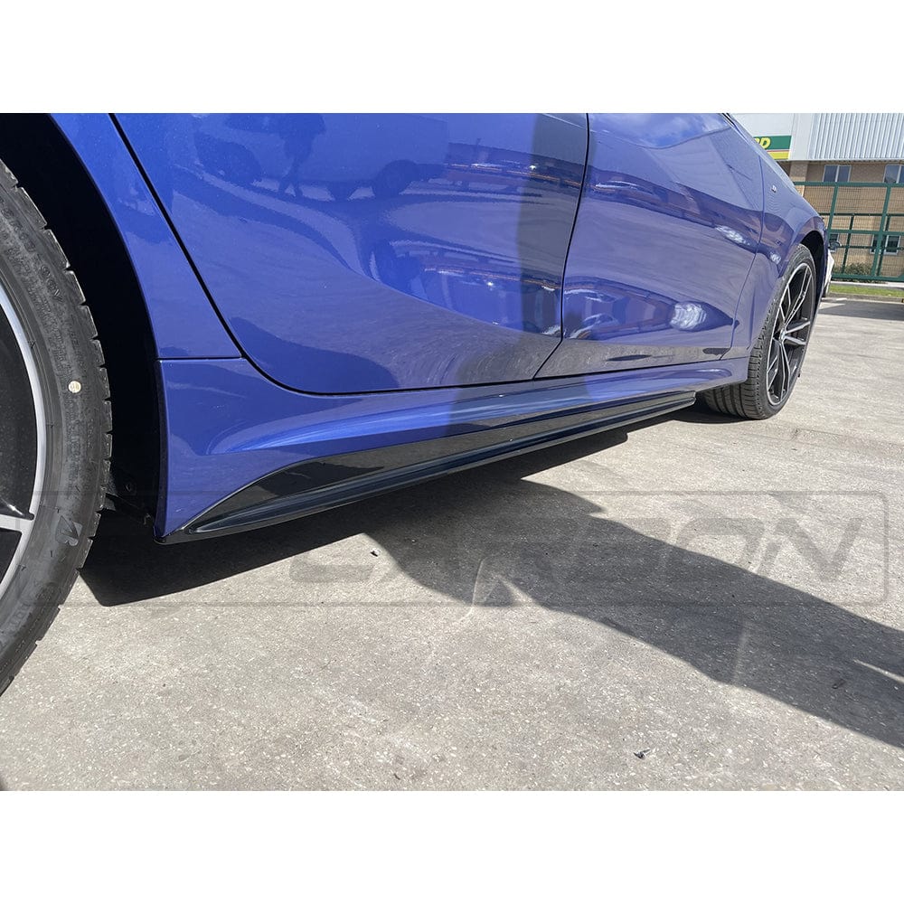 BLAK BY CT Side Skirts BMW 3 SERIES G20 GLOSS BLACK SIDE SKIRTS - MP STYLE - BLAK BY CT CARBON