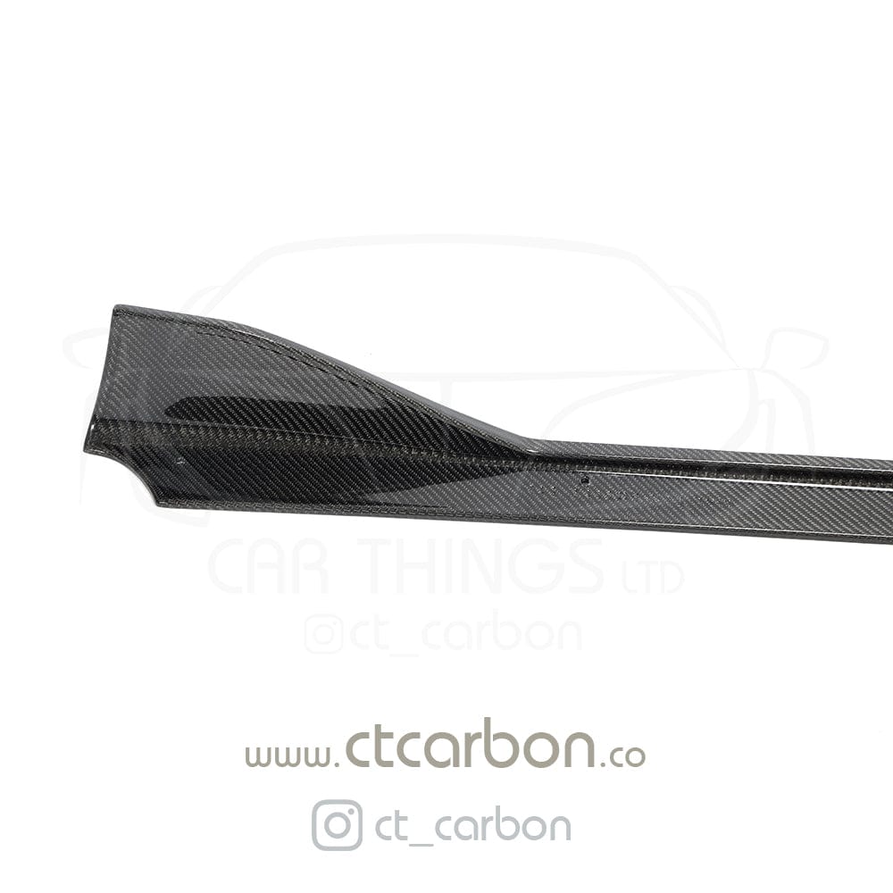 CT CARBON Side Skirts TOYOTA SUPRA A90 CARBON FIBRE SIDE SKIRTS - CT CARBON