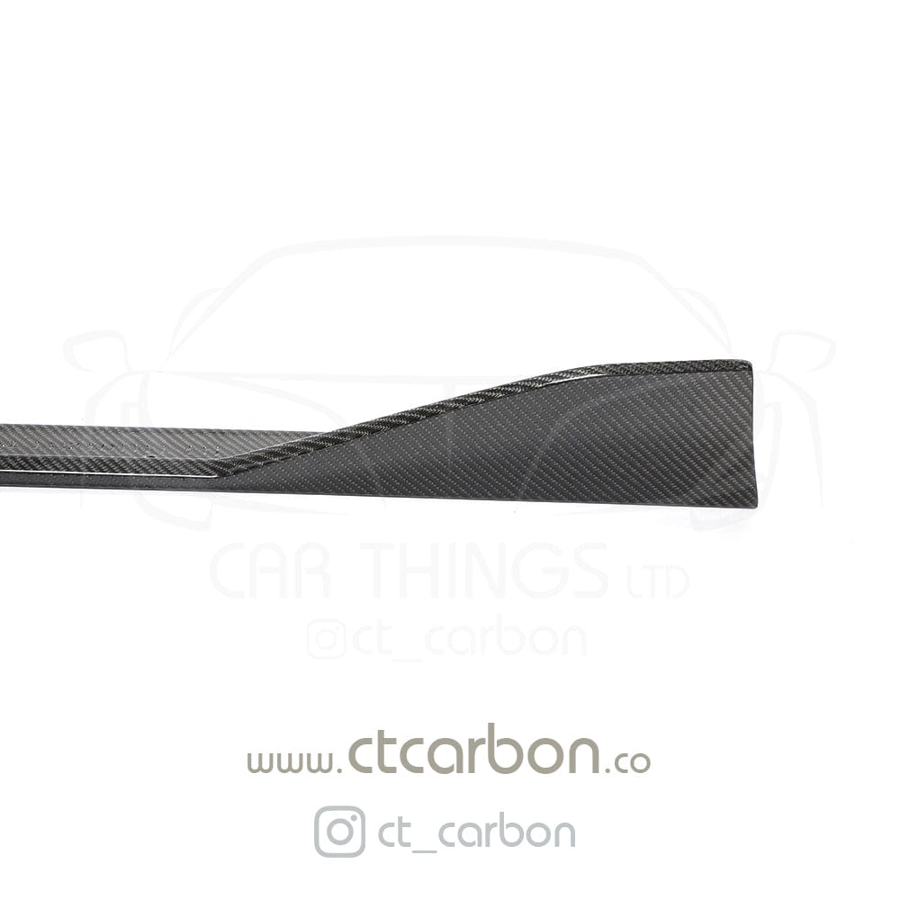 CT CARBON Side Skirts TOYOTA SUPRA A90 CARBON FIBRE SIDE SKIRTS - CT CARBON