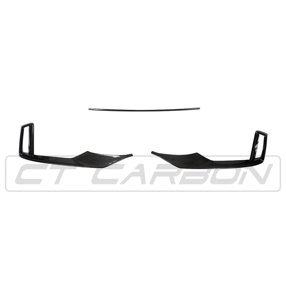 CT CARBON Splitter AUDI RS3 8V FACELIFT CARBON FIBRE BUMPER TRIM