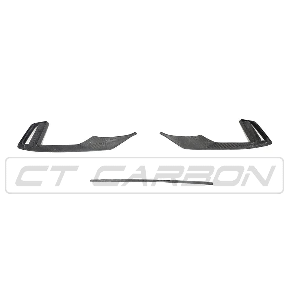 CT CARBON Splitter AUDI RS3 8V FACELIFT CARBON FIBRE BUMPER TRIM