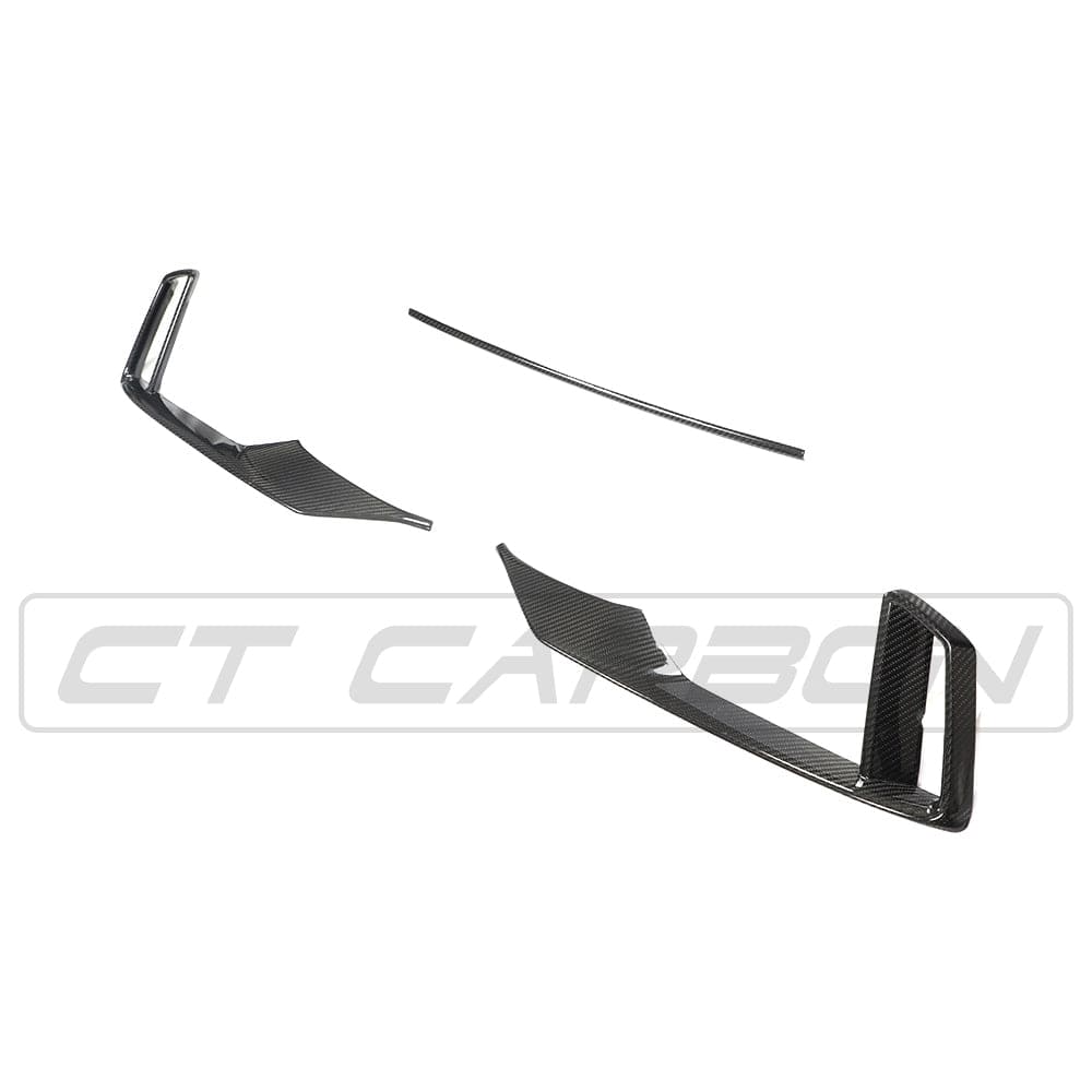 CT CARBON Splitter AUDI RS3 8V FACELIFT CARBON FIBRE BUMPER TRIM
