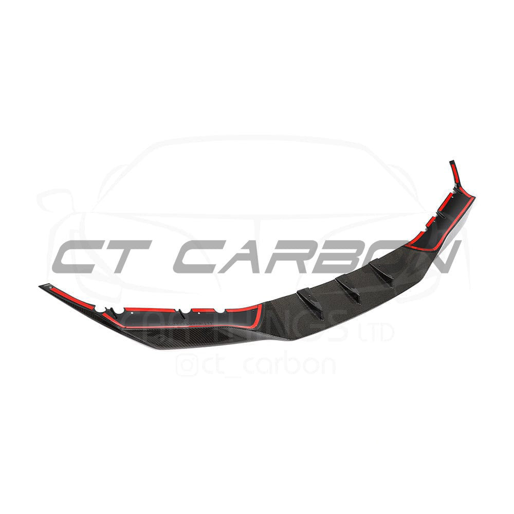 BMW F90 M5 & M5C COMPETITION CARBON FIBRE SPLITTER - R STYLE