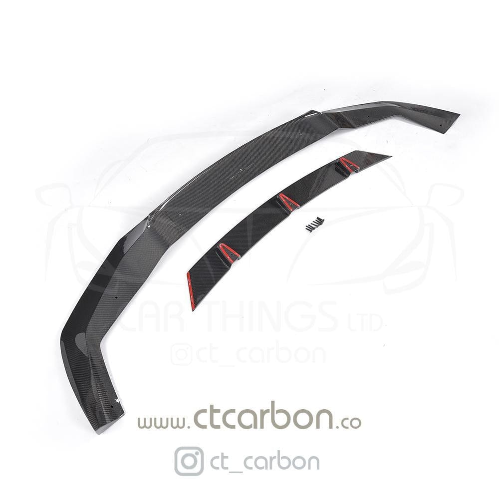 CT CARBON Splitter BMW M2 F87 N55(OG) CARBON FIBRE SPLITTER - V-STYLE
