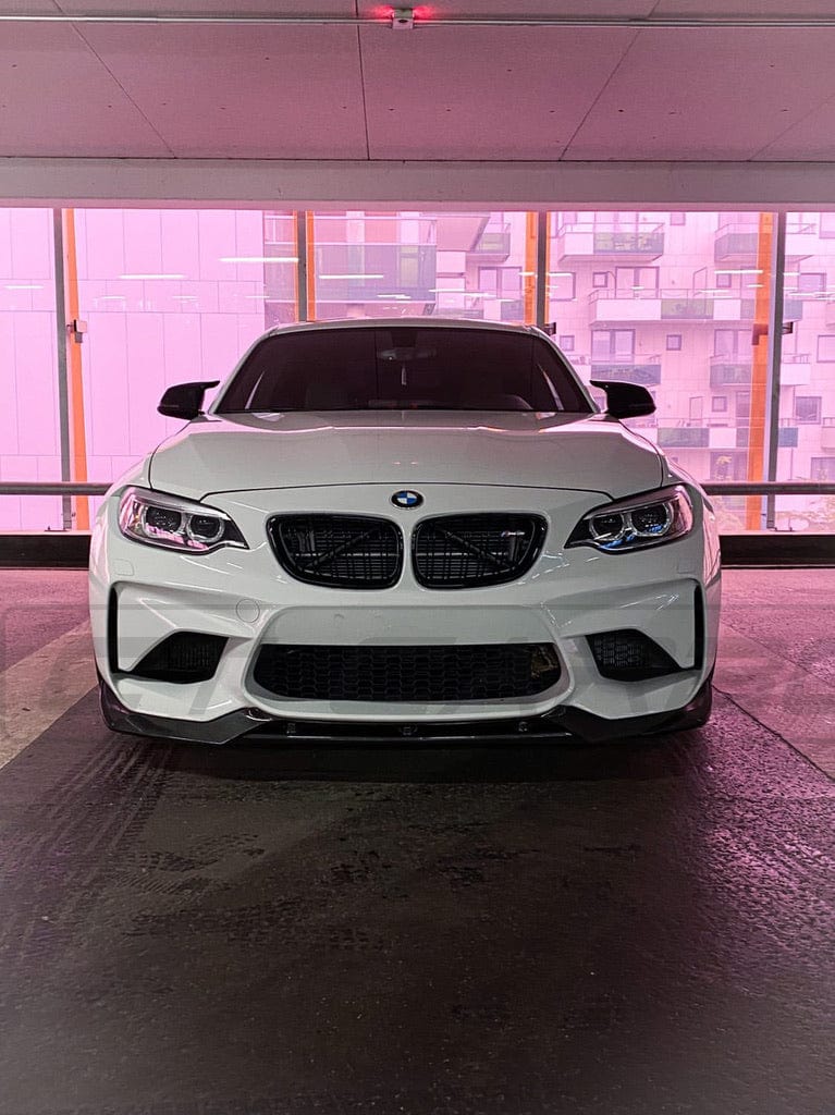 CT CARBON Splitter BMW M2 F87 N55(OG) CARBON FIBRE SPLITTER - V-STYLE