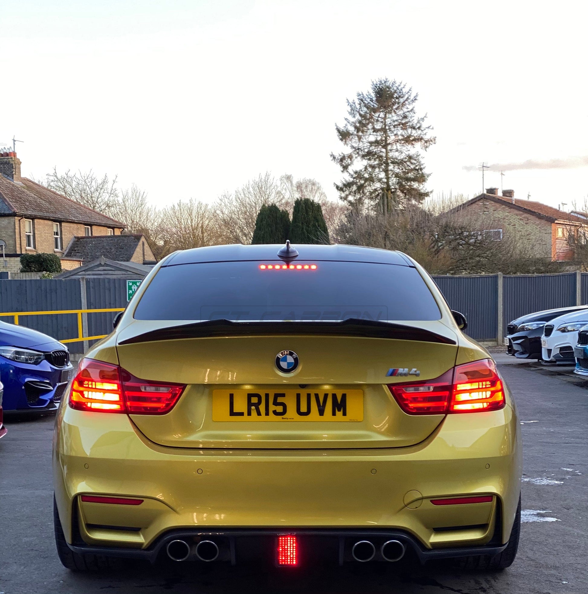 CT CARBON Splitter BMW M3/M4 (F80 F82 F83) CARBON FIBRE DIFFUSER - DTM LIGHT