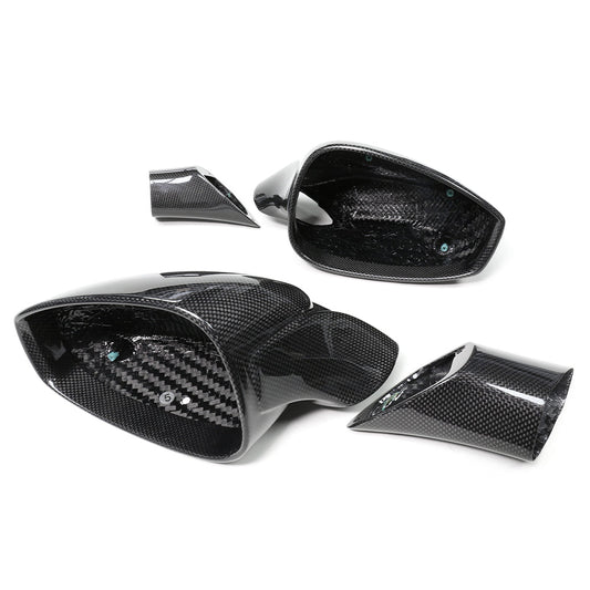 FERRARI 458 & 488 FULL CARBON FIBRE MIRRORS-Mirrors-CT CARBON-CT Carbon - High-quality carbon fiber and gloss black aerodynamic parts for premium sports and luxury vehicles.