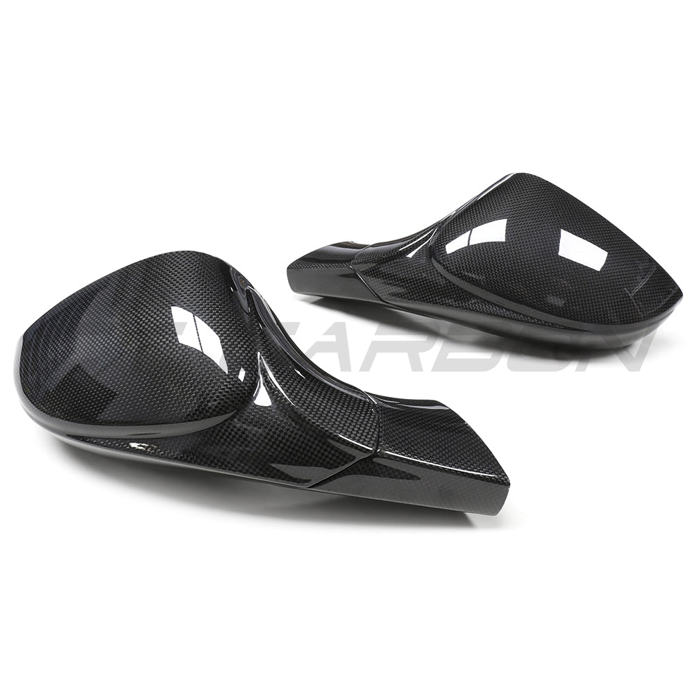 FERRARI 458 & 488 FULL CARBON FIBRE MIRRORS-Mirrors-CT CARBON-CT Carbon - High-quality carbon fiber and gloss black aerodynamic parts for premium sports and luxury vehicles.