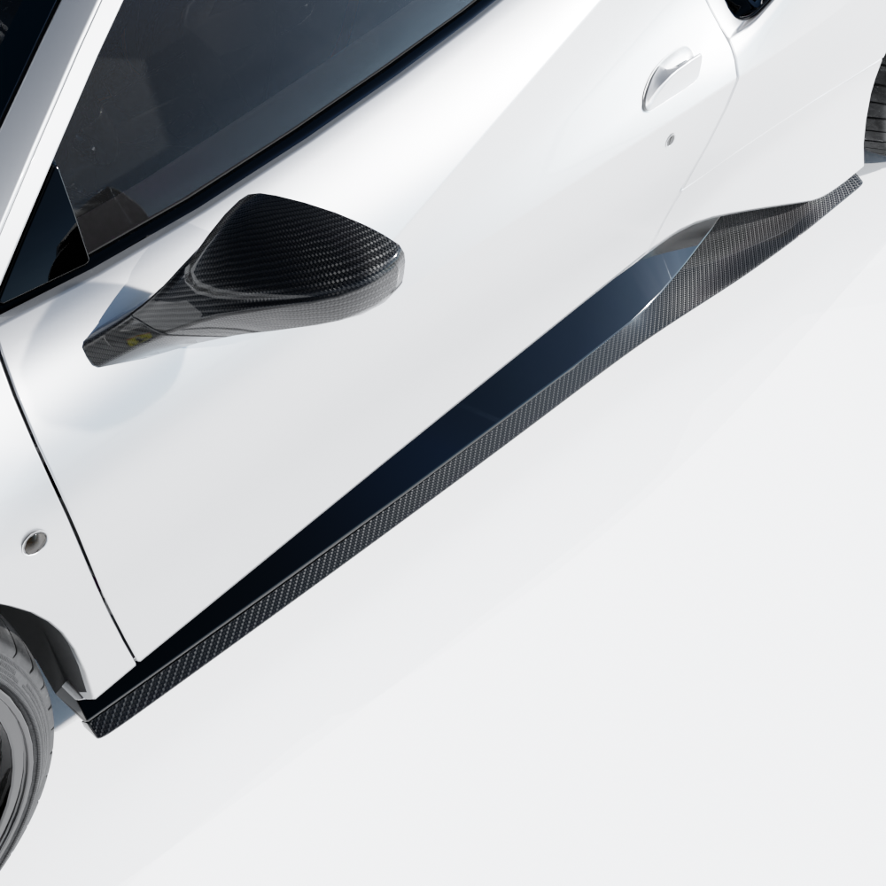 FERRARI 488 PISTA CARBON FIBRE KIT - CT DESIGN-Kit-CT CARBON-CT Carbon - High-quality carbon fiber and gloss black aerodynamic parts for premium sports and luxury vehicles.