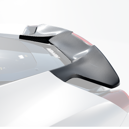FERRARI 488 PISTA CARBON FIBRE SPOILER - CT DESIGN-Spoiler-CT CARBON-CT Carbon - High-quality carbon fiber and gloss black aerodynamic parts for premium sports and luxury vehicles.