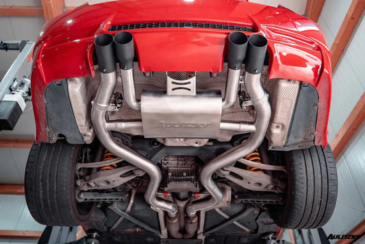 GRAIL | BMW M3 | E92 | EDELSTAHL ABGASANLAGE INKL. 4X ENDROHRE SCHWARZ - DKS Performance