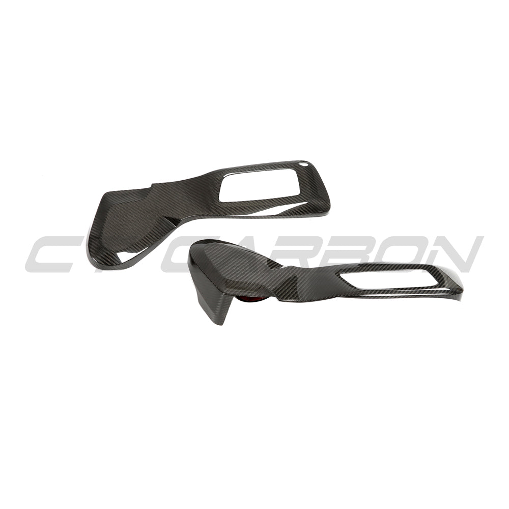 BMW GXX/F9X/G42 CARBON FIBRE SEAT CONTROL COVERS-Accessories-CT CARBON-CT Carbon - High-quality carbon fiber and gloss black aerodynamic parts for premium sports and luxury vehicles.