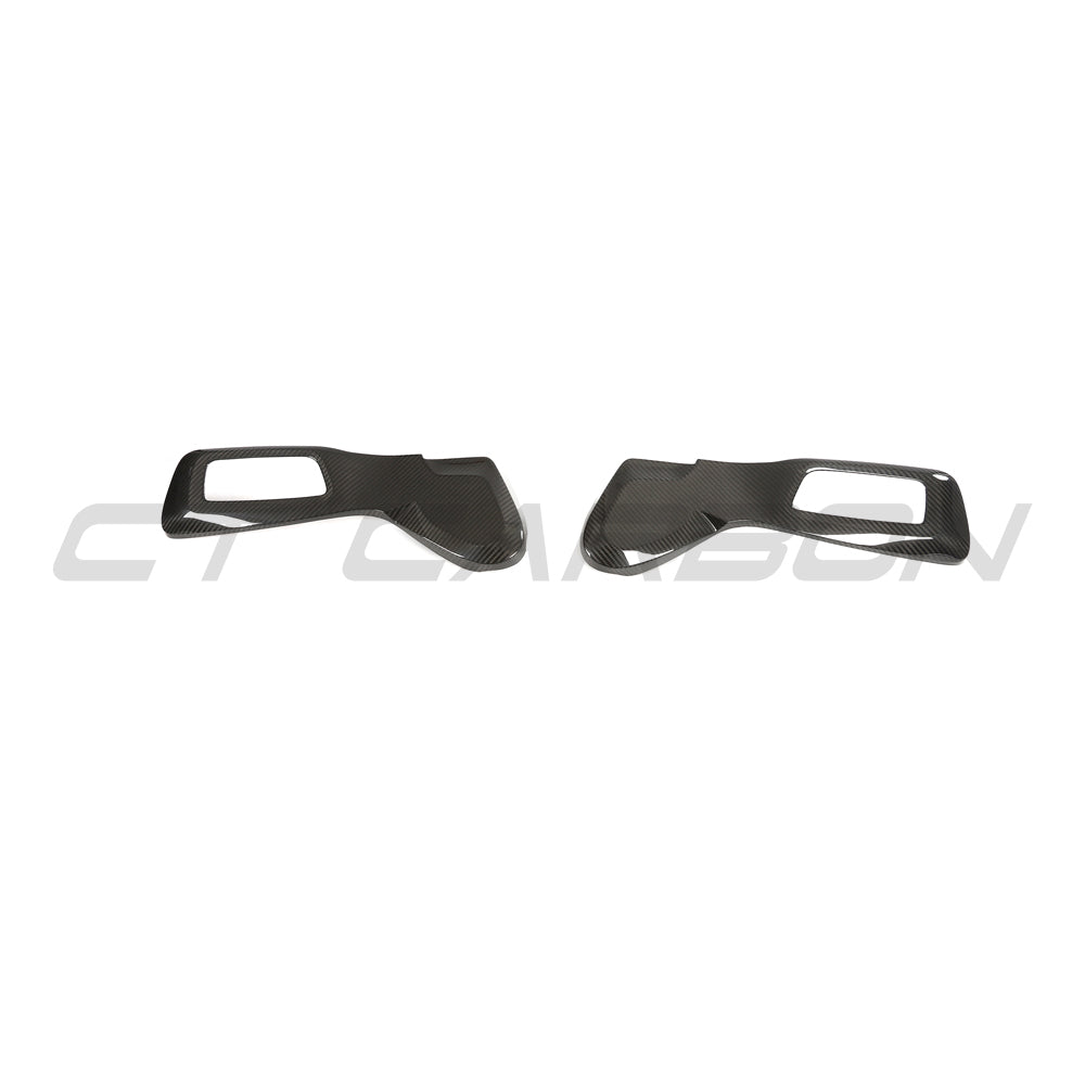 BMW GXX/F9X/G42 CARBON FIBRE SEAT CONTROL COVERS-Accessories-CT CARBON-CT Carbon - High-quality carbon fiber and gloss black aerodynamic parts for premium sports and luxury vehicles.