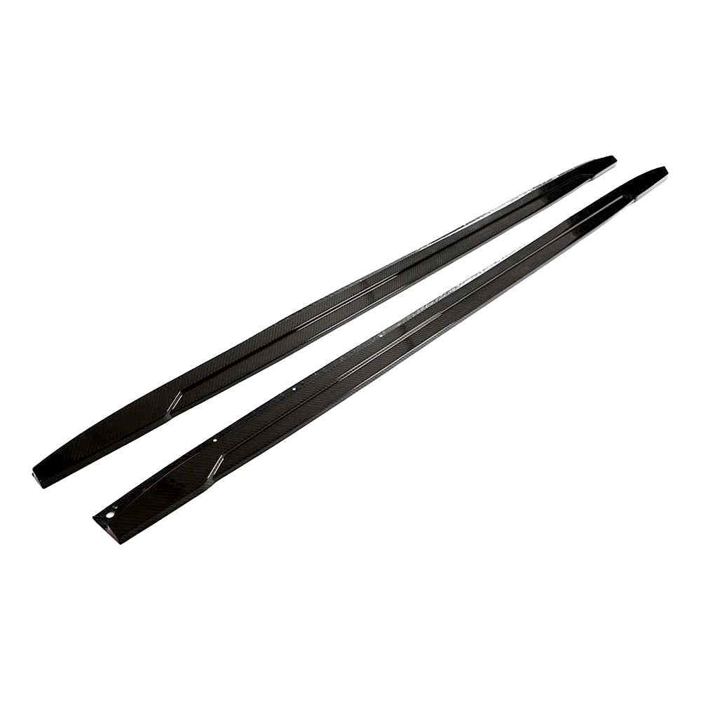 BMW F97/G01/G08 X3/X3M/IX3 & G02/F98 X4/X4M LCI 2021+ DRY CARBON FIBRE SIDE SKIRTS - V1