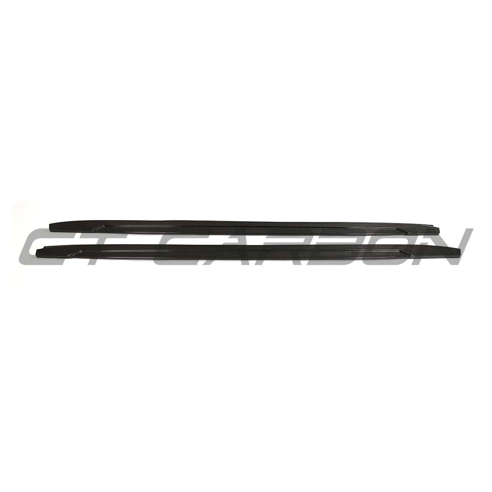 BMW F97/G01/G08 X3/X3M/IX3 & G02/F98 X4/X4M LCI 2021+ DRY CARBON FIBRE SIDE SKIRTS - V1