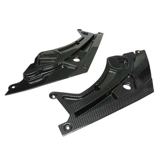 BMW M3 & M4 G80/G81/G82/G83 CARBON FIBRE HEADLIGHT COVER-Accessories-CT CARBON-CT Carbon - High-quality carbon fiber and gloss black aerodynamic parts for premium sports and luxury vehicles.