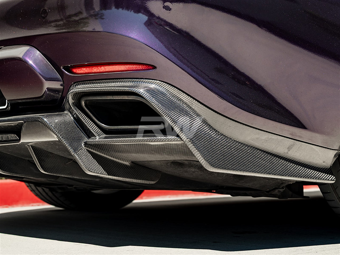 Mercedes C190 GT GTS Carbon Fiber Diffuser