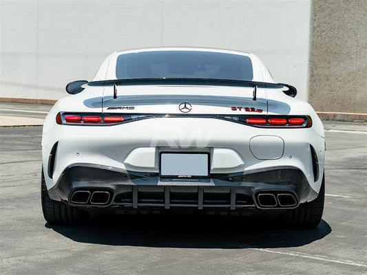 Mercedes C192 GT55 GT63 RWS Carbon Fiber Diffuser