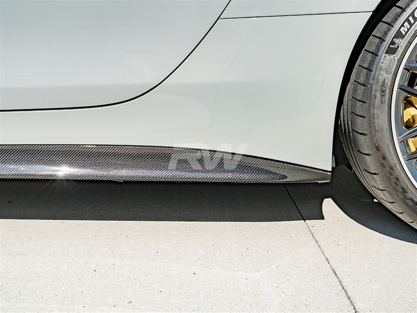 Mercedes C192 GT55 GT63 RWS CF Side Skirts