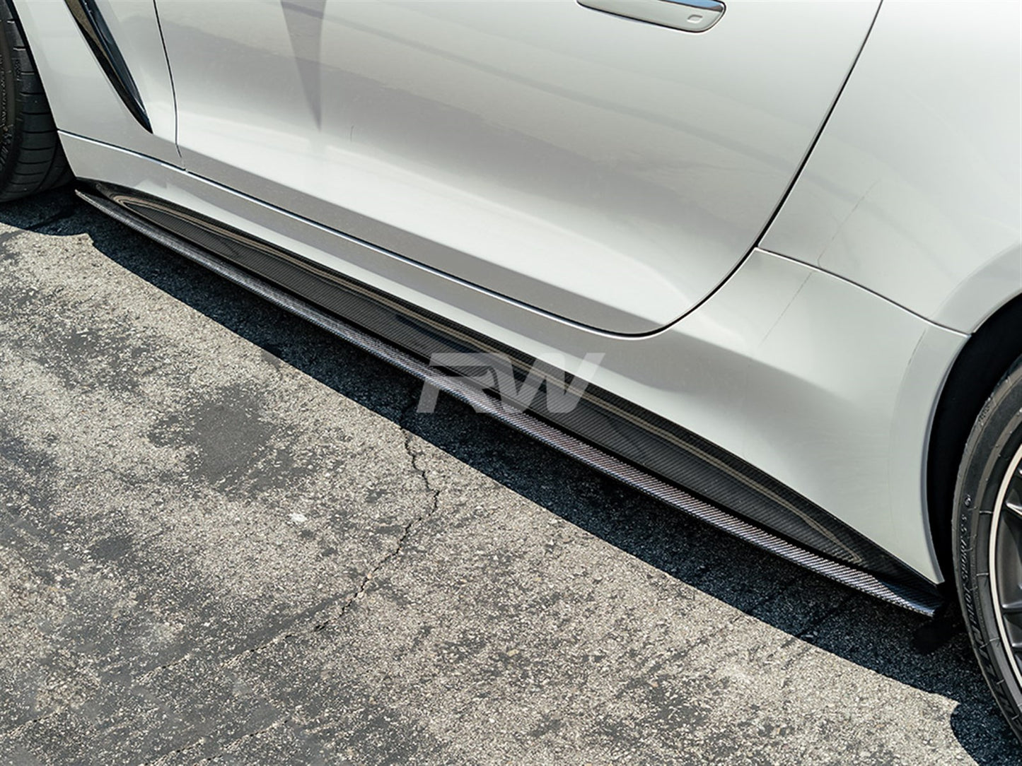 Mercedes C192 GT55 GT63 RWS CF Side Skirts