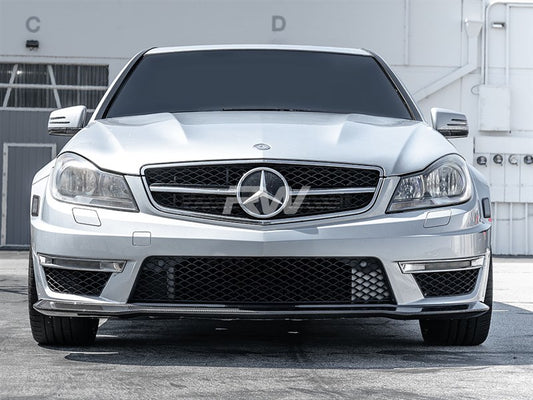 Mercedes C63 Black Series Style Carbon Fiber Front Lip