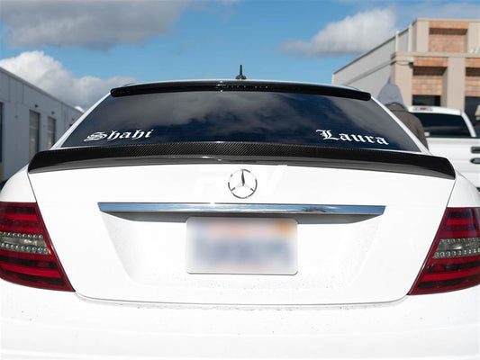 Mercedes W204 DTM Carbon Fiber Trunk Spoiler