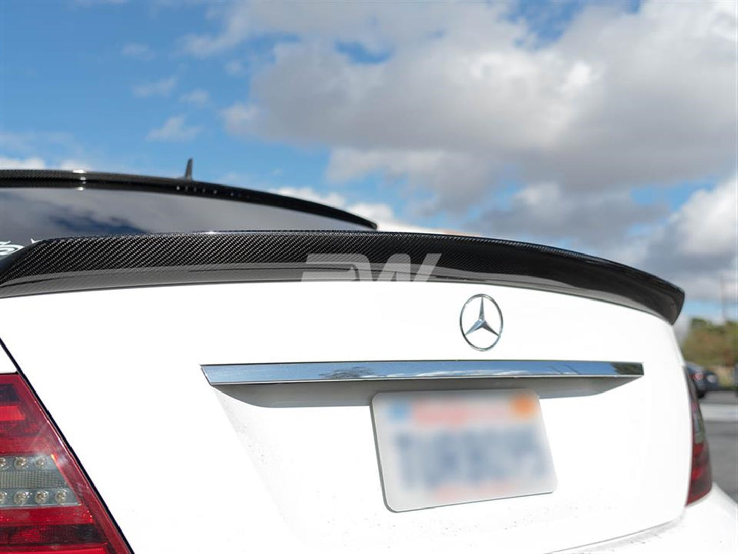 Mercedes W204 DTM Carbon Fiber Trunk Spoiler