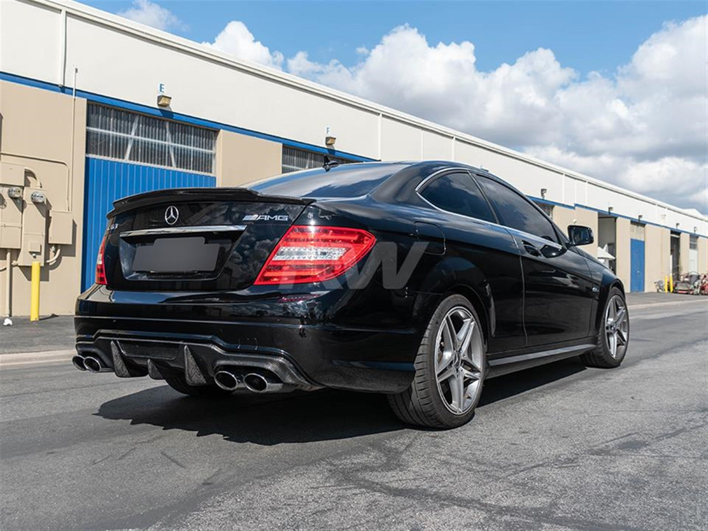 Mercedes W204 C63 DTM Carbon Fiber Rear Diffuser