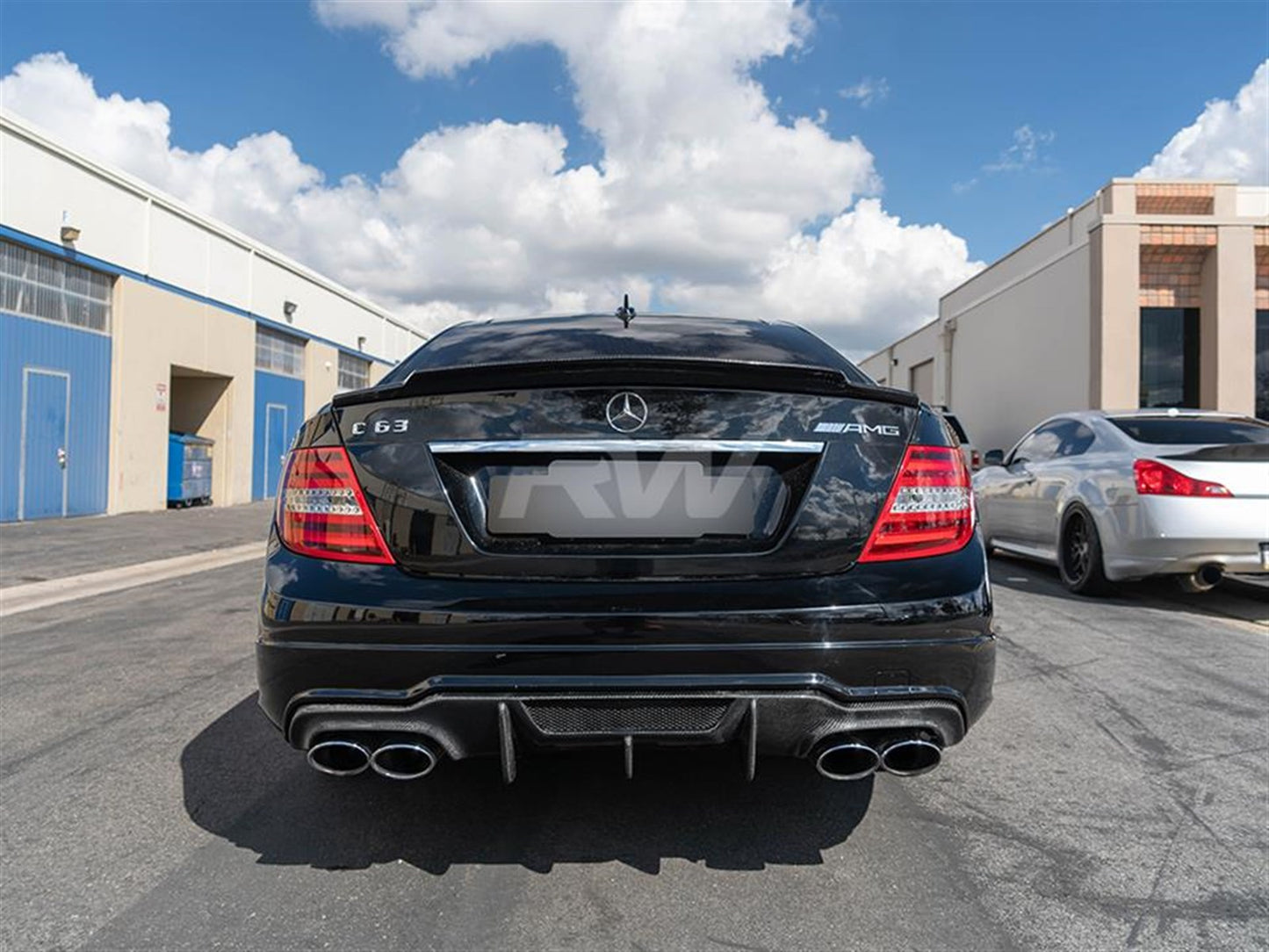 Mercedes W204 C63 DTM Carbon Fiber Rear Diffuser
