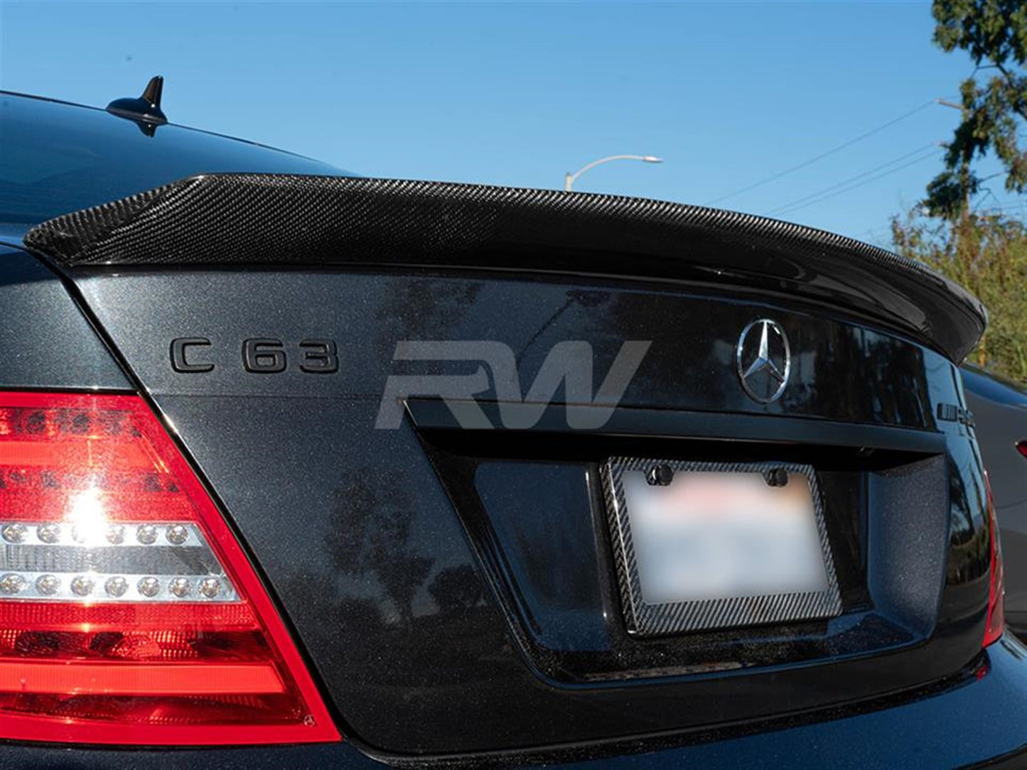 Mercedes W204 Coupe DTM Carbon Fiber Trunk Spoiler