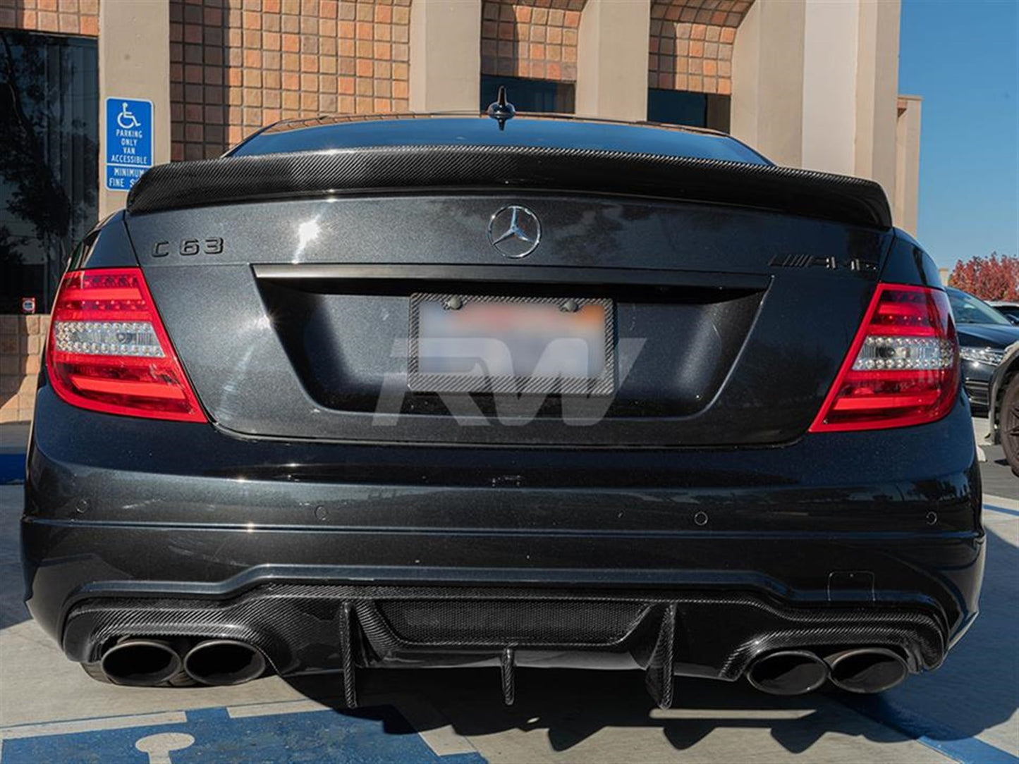 Mercedes W204 Coupe DTM Carbon Fiber Trunk Spoiler